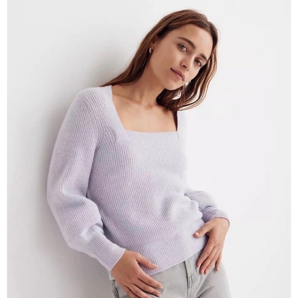 Madewell | Melwood Square Neck Pullover Coziest Yarn Size XL